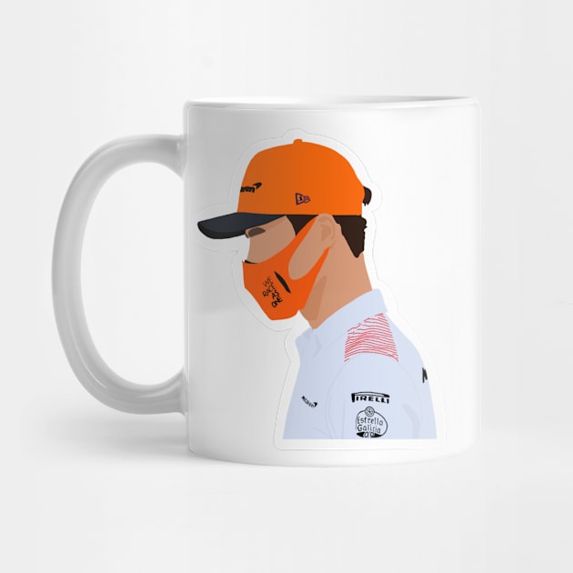 Lando Norris at the 2020 Bahrain Grand Prix by royaldutchness